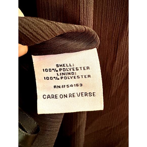 Tommy Hilfiger Women's Black Sleeveless Ruffled Blouse Size Medium - Picture 4 of 7